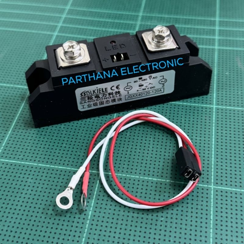 JGXX40120 Solid State RelayINPUT : 4-32VDCLOAD : 30-480VAC 120A