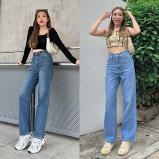 ยีนส์SARAN SR036/SR037 ทรงกระบอกกลางแม่แอน