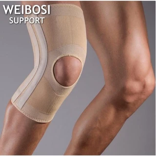 Weibosi knee support ผ้าสวมซัพพอร์ตหัวเข่าเสริมสปิง ลดการบาดเจ็บหัวเข่า เอ็นเข่า แนะนำรอบเข่า 32-55cm.