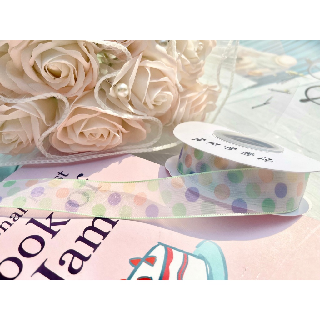 🌟น่ารักมาก🌟 33/33 ริบบิ้นเนื้อซีทรู สวยน่ารัก หน้ากว้าง 4 และ 2.5 เซน ราคาต่อหลา ตกแต่งเสื้อผ้า กระเป๋า ทำโบว์