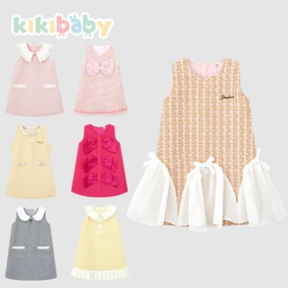 [90-130] เดรสออกงาน ใส่ปาร์ตี้ งานแต่ง คอปก เดรสสำหรับเด็กผู…