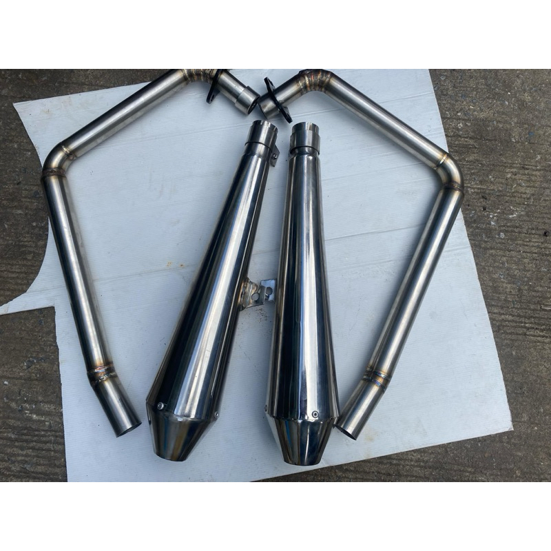 ท่อคู่เมกาโฟนยาว รุ่น gpx250twin ทุกมาร์ค