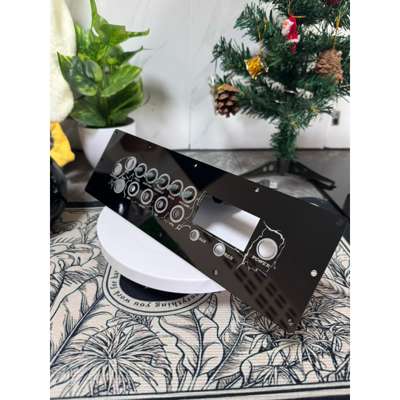 เพลทไฟลำโพงบลูทธู ปรีไมค์ZK-AMP (วัดดิจิตอล) B01