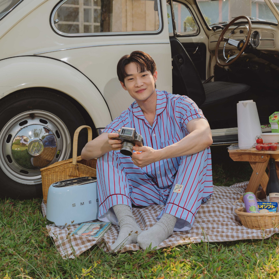 Sleepypie_Men mellow blue pajamas set