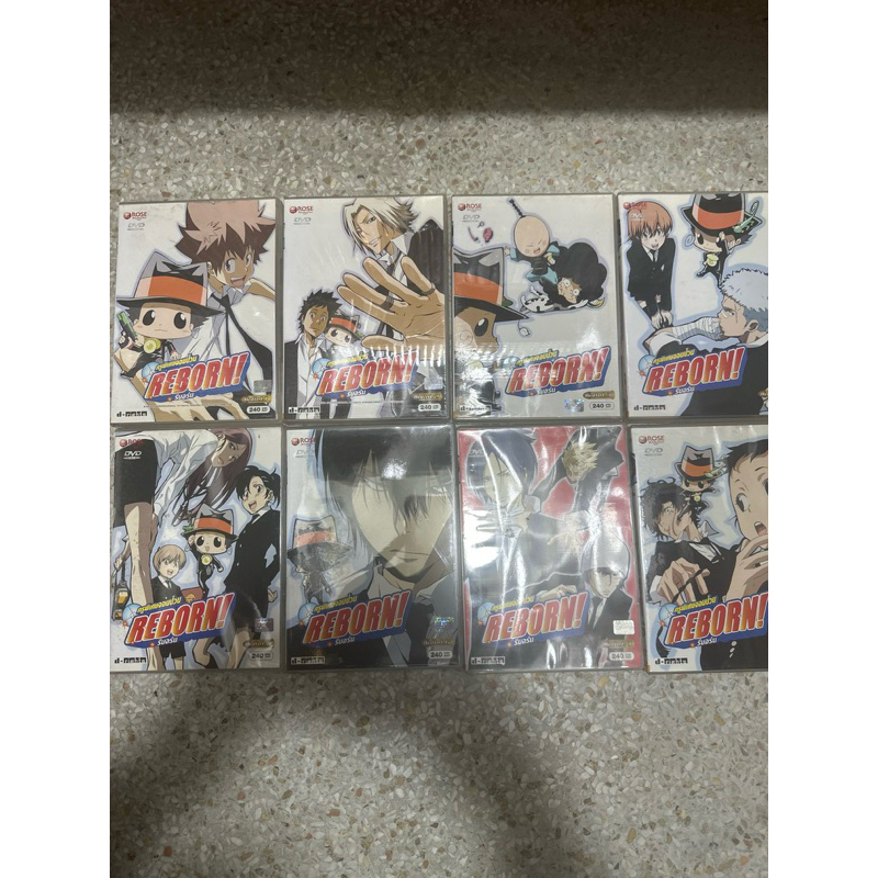 DVD Reborn รีบอร์น  แท้พร้อมส่ง ยกเว้นแผ่น 1 the future สภาพสะสม ครูพิเศษจอมป่วนครบทุกภาค Rose ลิขสิ