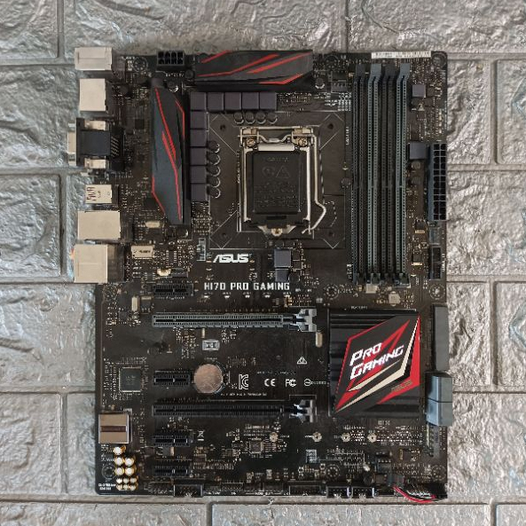 ⚡️ MAINBOARD (เมนบอร์ด) 1151 ASUS Z170 PRO GAMING ไม่มีฝาหลัง ฟรีSpeaker เมนบอร์ด