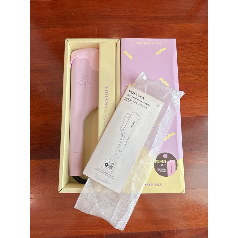 [VODANA] เครื่องทำผมลอนมาม่า TRIPLE FLOW WAVE IRON (32mm) ของแท้ ส่งฟรี!