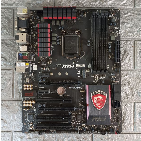 ⚡️ เมนบอร์ด MAINBOARD 1150 MSI H97 GAMING 3 ไม่มีฝาหลัง ฟรีSpeaker เมนบอร์ด