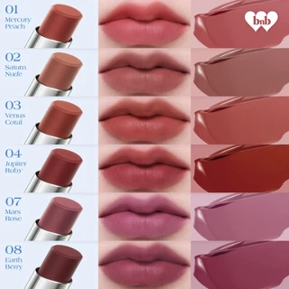 Bnb Barenbliss No Gravity Transferproof Matte Lipstick 3g.แบร์แอนด์บลิช โน กราวิตี้ ทรานส์เฟอร์พรูฟ แมท ลิปสติก