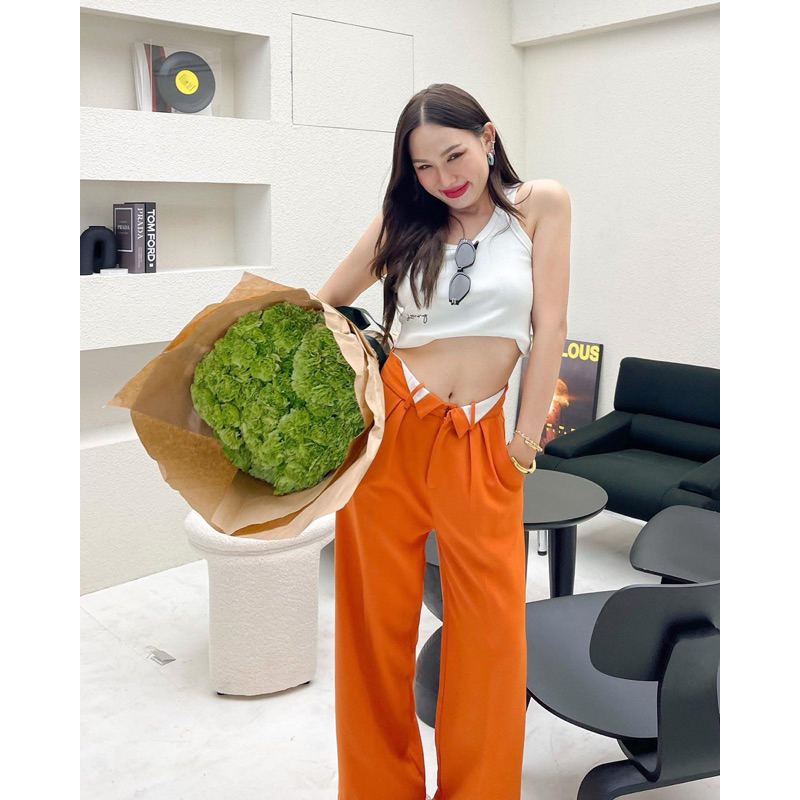 ส่งต่อ กางเกง Loonny store (Size:S) สีส้ม  k7