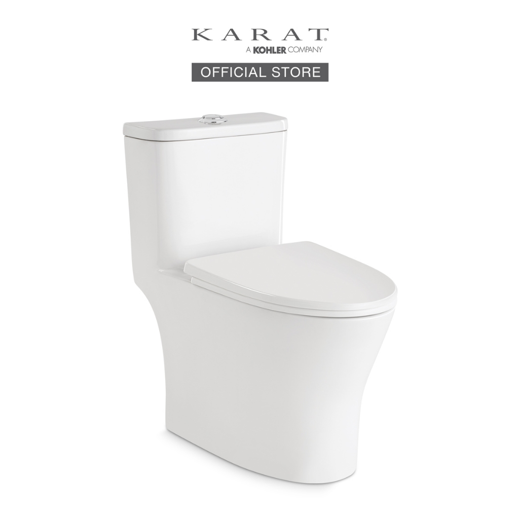 KARAT (จัดส่ง 3-5 วัน) IRIS One-Piece toilet สุขภัณฑ์ชิ้นเดียว รุ่นไอริส K-21926X-S-WK
