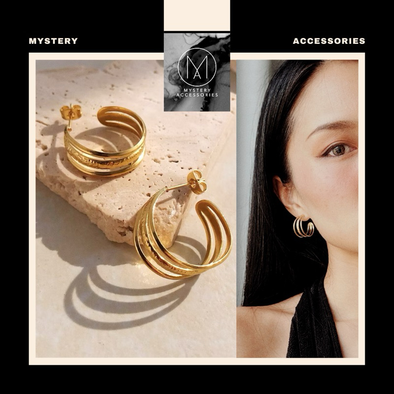 ✨𝟏𝟖𝐊✨MA642: Owen Earrings | Mystery Accessories