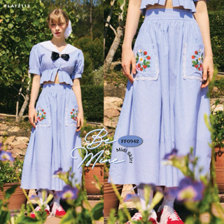 FLAT2112 FF0942 : BE MINE MIDI SKIRT กระโปรงยาว