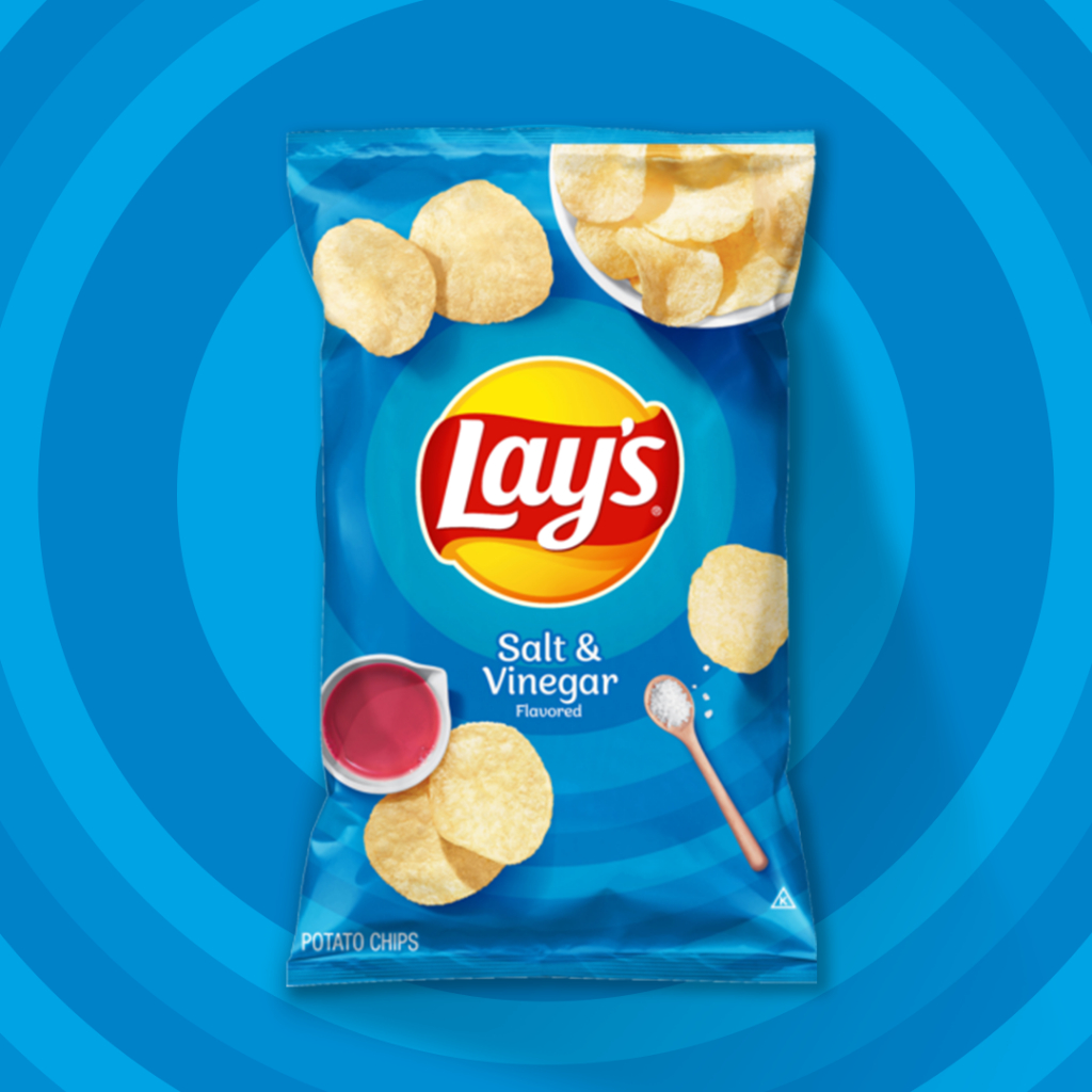 lay's Salt & Vinegar เลย์รส เกลือและน้ำส้มสายชู รูปที่ 2