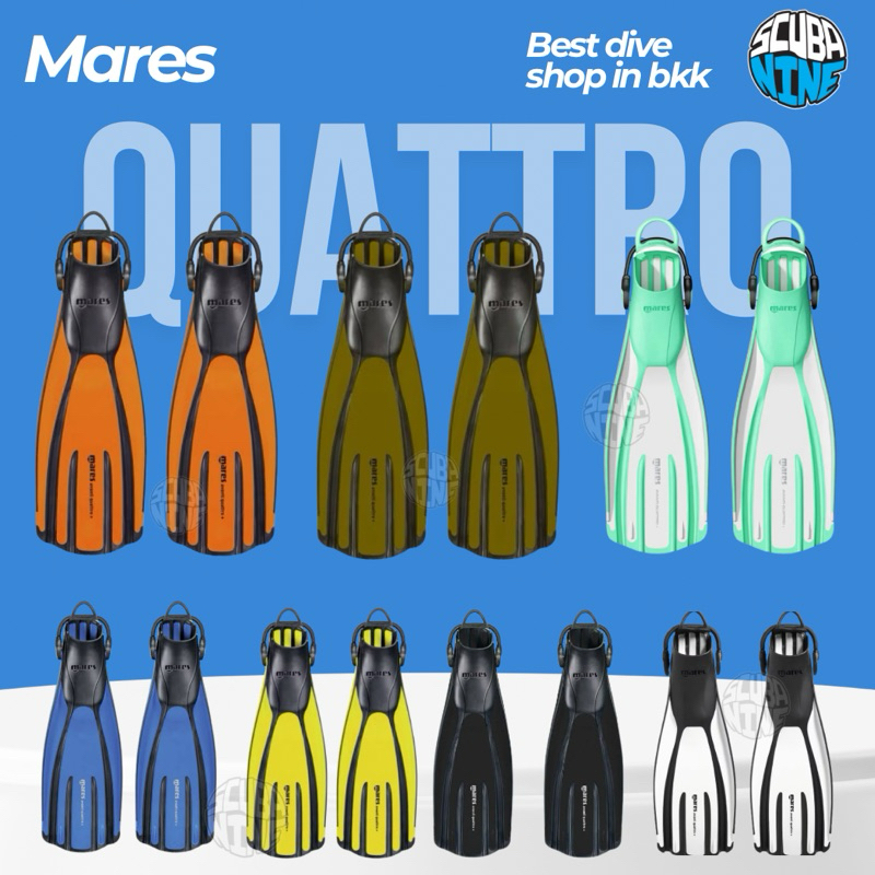 ✅ New Color !! พร้อมส่ง 👍Mares Avanti Quattro Plus fins