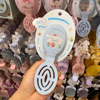 พร้อมส่งหวีกระจก 2in1 miniso ลิขสิทธิ์ sanrio