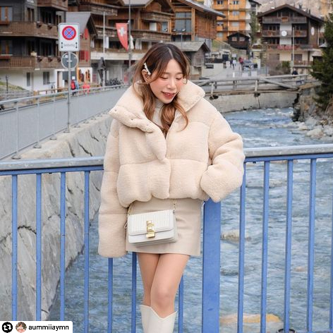 พร้อมส่ง🧸 เสื้อโค้ทกันหนาวขนแกะสีครีม✨️ T115 (รูปงานจริงเลื่อนขวาเลยค่า)