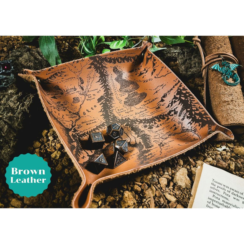 Dungeon of Adventure Tray | ถาดไม้ ถาดทอย ลูกเต๋า | RPG Dice Tray | Dungeons and Dragons Dice | DnD Dice tray | D&D Dice