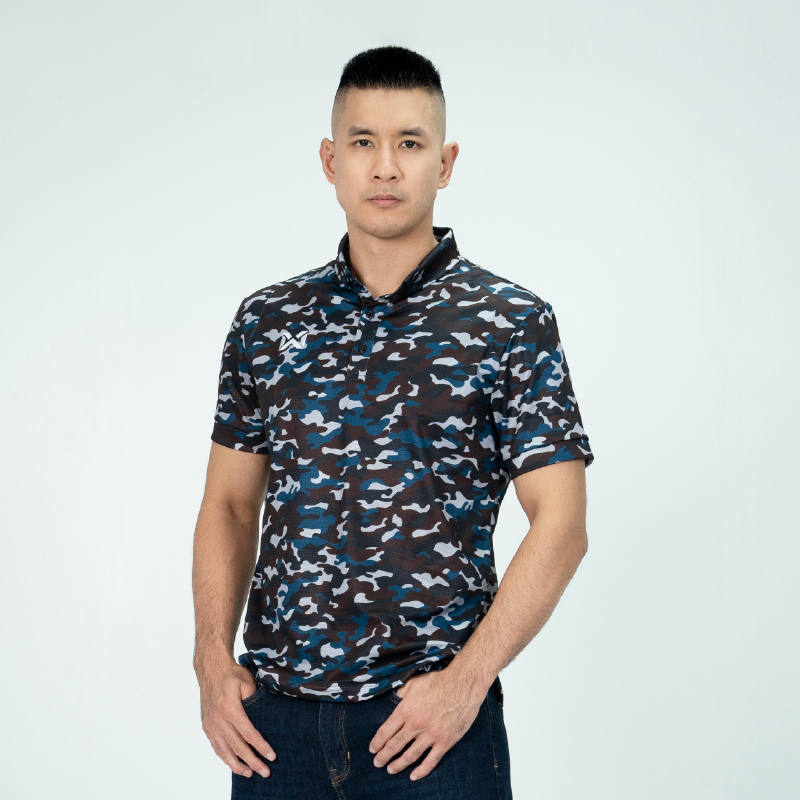 WARRIX เสื้อโปโล CAMO POLO SHIRT (WA-251PLMCL01)