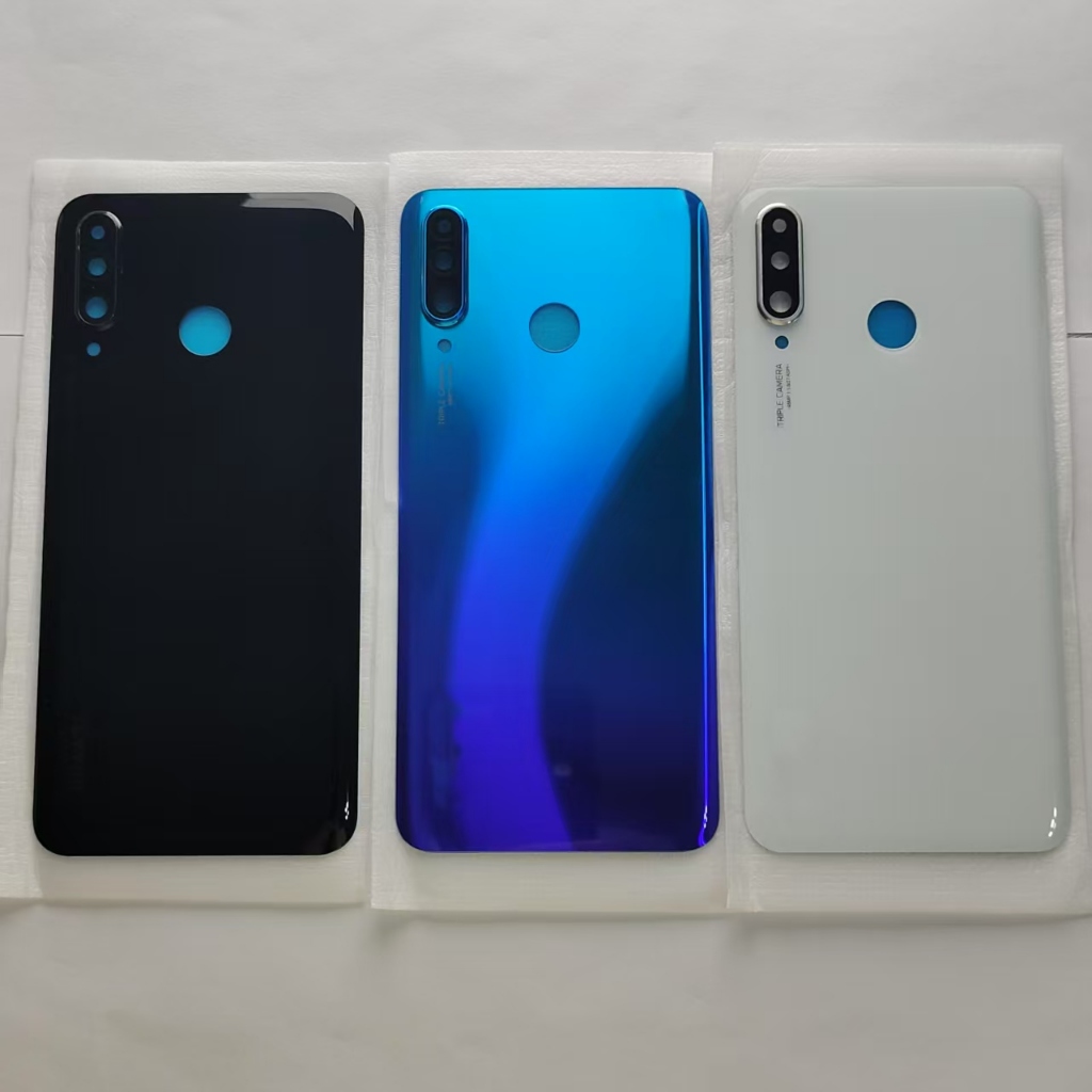 ใหม่ ฝาครอบแบตเตอรี่ด้านหลัง 3D พร้อมเลนส์กล้อง แบบเปลี่ยน สําหรับ Huawei P20 Pro