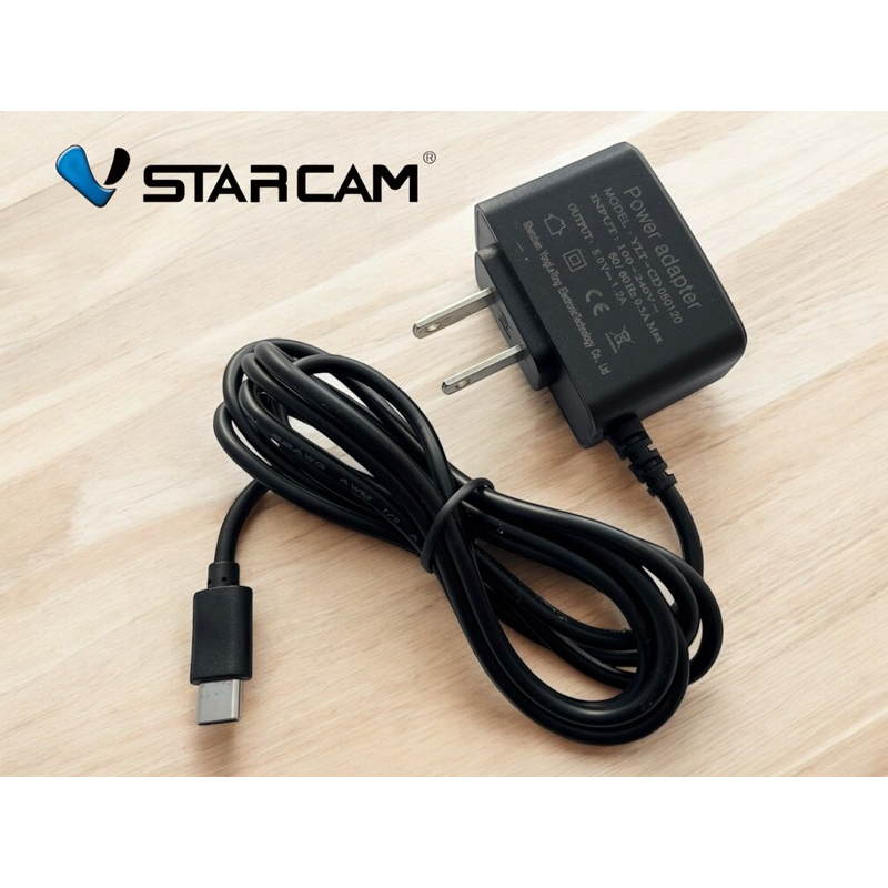 Vstarcam Adapter สำหรับกล้องวงจรปิดที่ใช้หัวเสียบType C อะแดปเตอร์ 5V/1.2A
