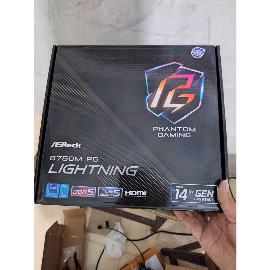 ASROCK Mainboard (1700) B760M PG LIGHTNING (DDR5) - A0153230