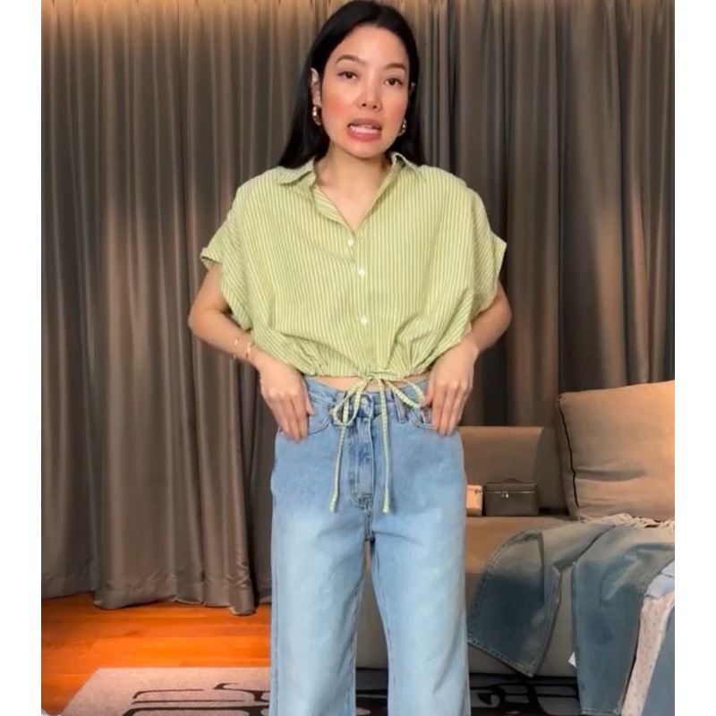 Seoul_collection Like new b-36” เอวรูดสีเขียวน่ารัก