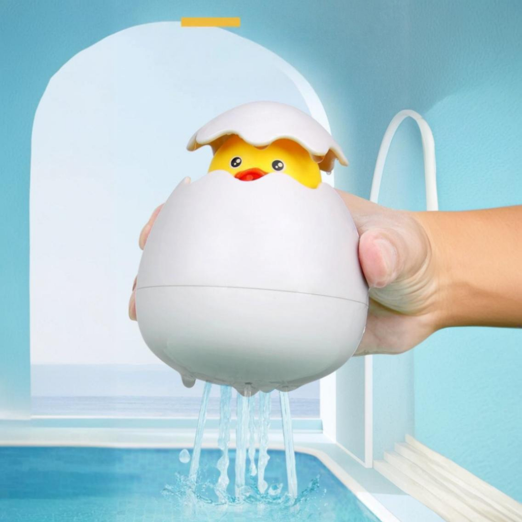DTX ของเล่นอาบน้ำเด็ก อาบน้ำในห้องน้ำ ไข่ไดโนเสาร์ ฉีดน้ำได้ เป็ดเหลืองตัวน้อย อาบน้ำ ของเล่น