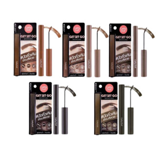 (1 ชิ้น) Cathy Doll Get Set Go Browcara 3.2g มาสคาร่าย้อมขนค…