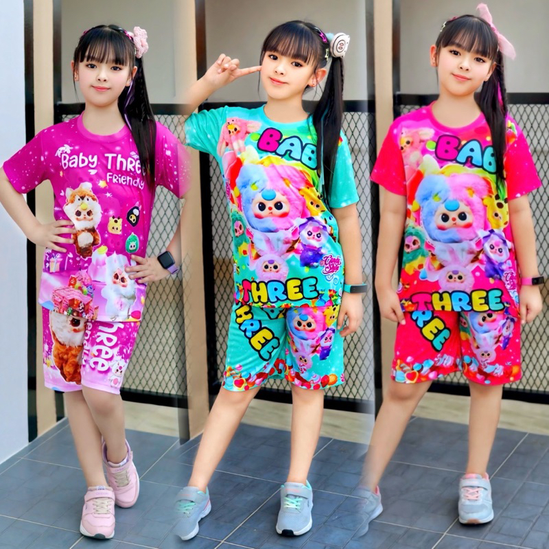 ชุดเด็กลายเบบี้ทรีV2  “  1-12ขวบ “ชุดเด็กกระแส พร้อมส่ง