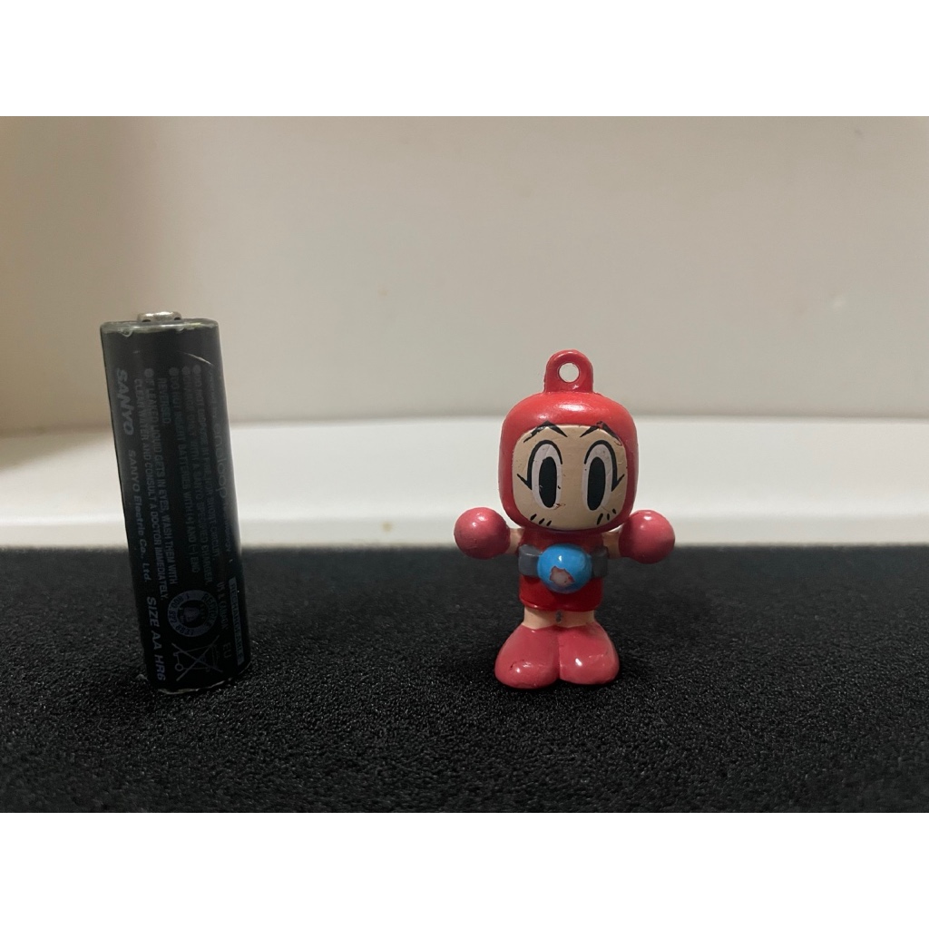 Takara B daman B-daman Bomberman Figure Sofubi Keychain Aka-bon