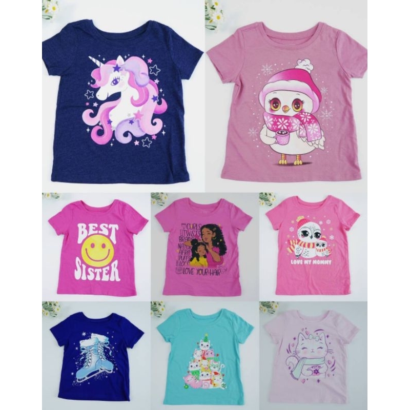 [2-5y]เสื้อยืดเด็กผู้หญิงสกรีนลายน่ารักๆ Children Place[2/3]