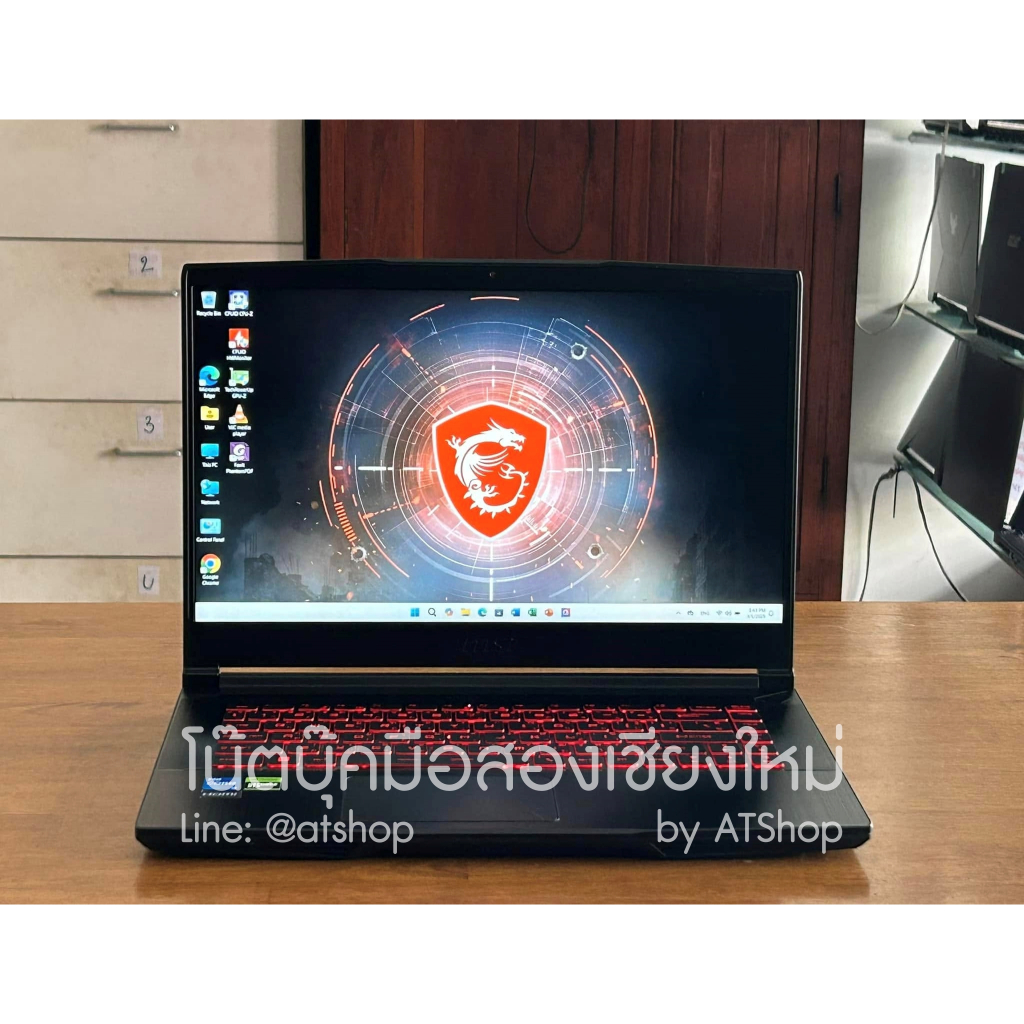 (3841) MSI GF63 Thin 11UC-1233TH Gaming Ram16GB