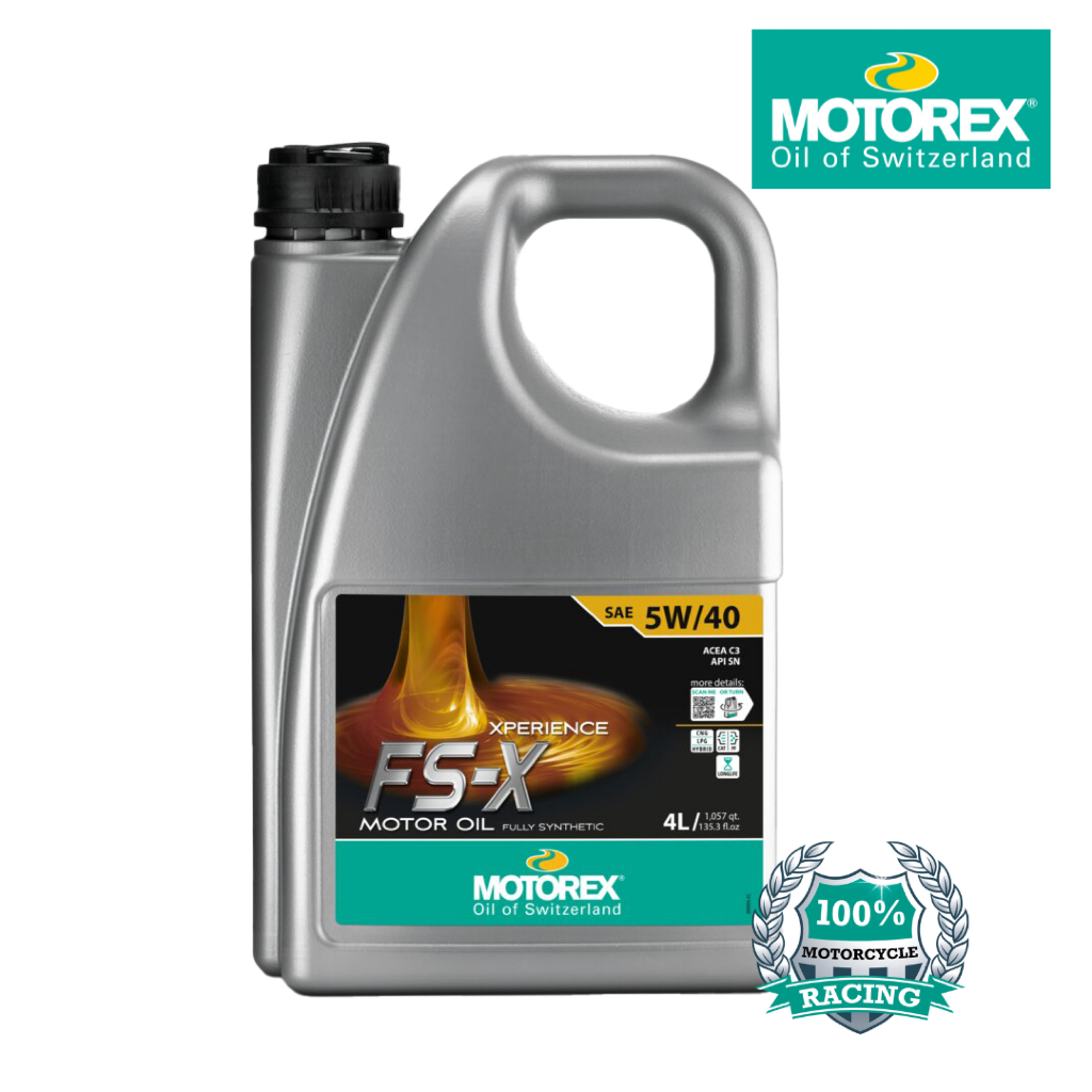 น้ำมันเครื่องรถยนต์ Motorex XPERIENCE FS-X  ขนาด 4 ลิตร (5W/40, 10W/60)