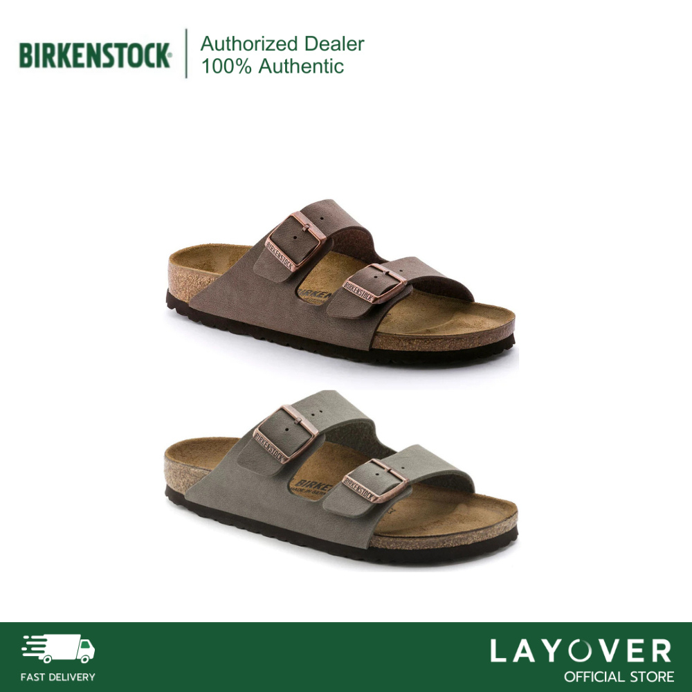[ส่วนลด15% DDX10CTENW2NW] BIRKENSTOCK รุ่น Arizona BF-Nubuck รองเท้าแตะ  Unisex