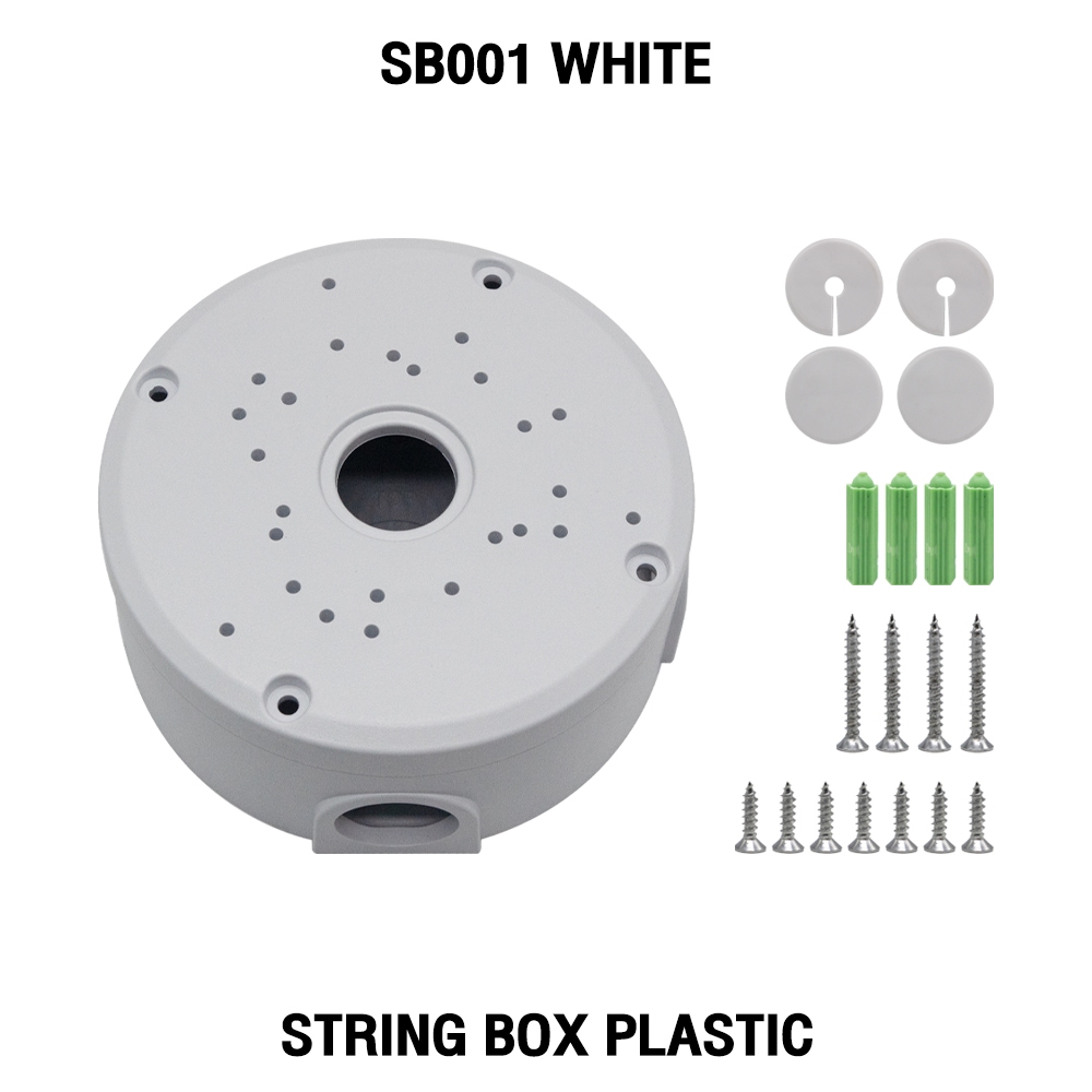 Glink SB-001P Camera Mount String BOX Plastic  กล่องใส่สาย กล่องเก็บสายไฟ สำหรับกล้องวงจรปิด Junction Box