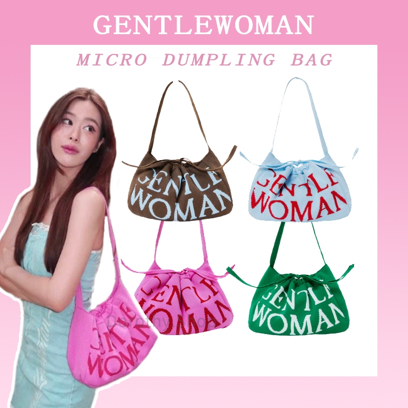 🚛🚛แท้💯GENTLEWOMAN DUMPLING BAG กระเป๋าสะพาย gentlewoman official Casual Letter Tote Bag