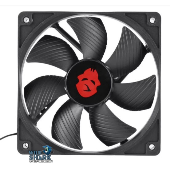 พัดลมคอมระบายความร้อน 3000และ6000RPM 12cm กะโหลกแดงMolex รุ่นMiner Fan แรง เย็นน้ำหนักเบา เสียงไม่ดัง ของแท้100%