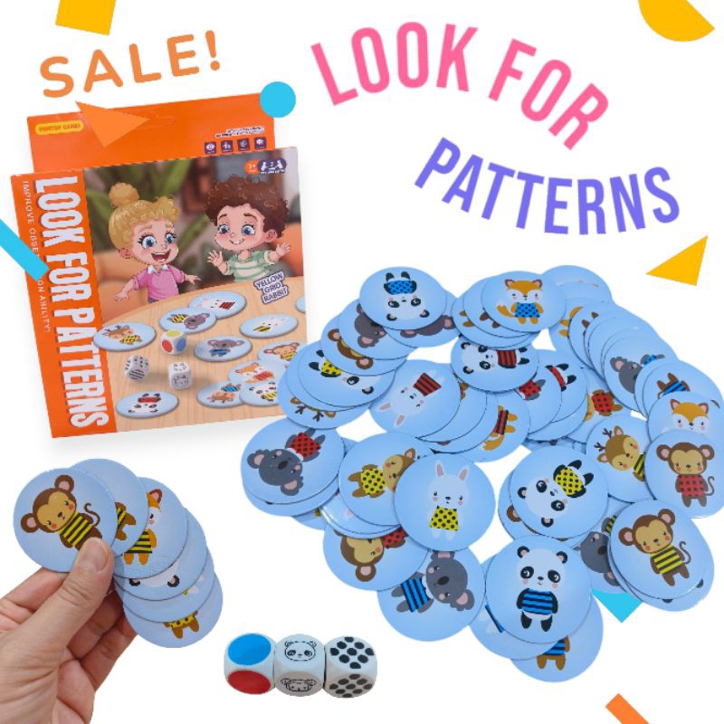 🏅Kids learning🏅Look For Patterns Game เกมส์ฝึกสมอง เกมส์ครอบครัว เกมส์ฝึกทักษะ