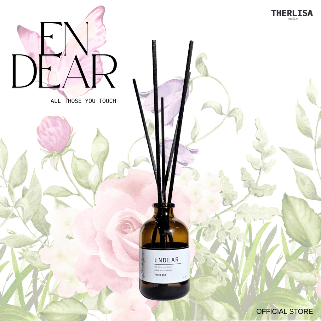 [Endear Scents] Therlisa ก้านไม้หอม กลิ่น Endear -Aroma Reed Diffuser