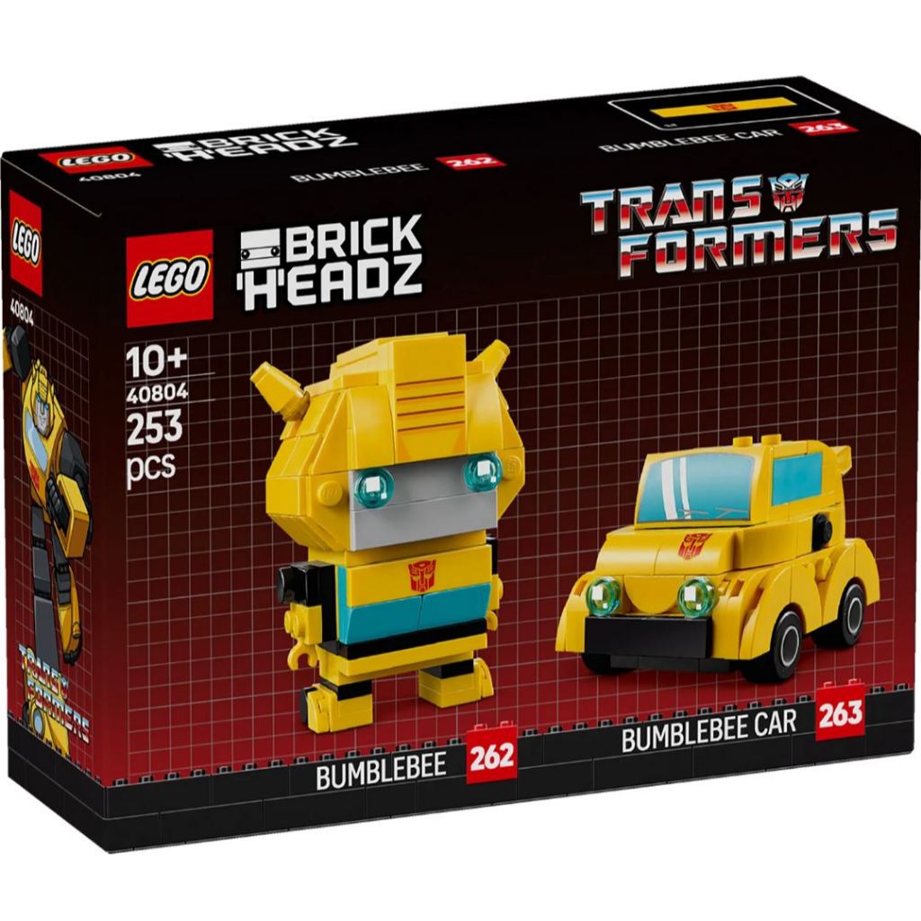 LEGO® BrickHeadz™ Transformers Bumblebee Robot & Vehicle 40804