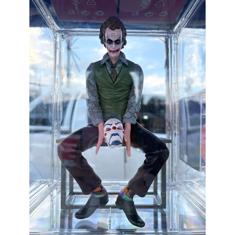 (พร้อมส่ง) ฟิกเกอร์โจ๊กเกอร์ Joker พร้อมเก้าอี้ และหน้ากาก (NoBox)