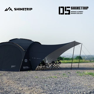 ShineTrip Dome Tarp รุ่น a470 ผ้า Oxford 150D UPF50+ เต็นท์ทรงโดม ทาร์ปกันแดด พร้อมอุปกรณ์เสริม
