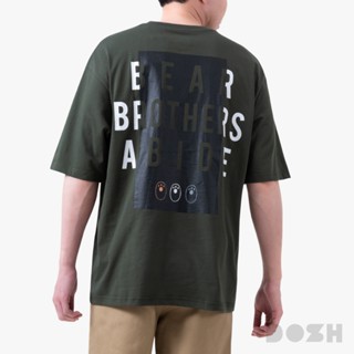 DOSH MEN'S OVERSIZED T-SHIRTS WE BARE BEARS เสื้อยืดโอเวอร์ไ…
