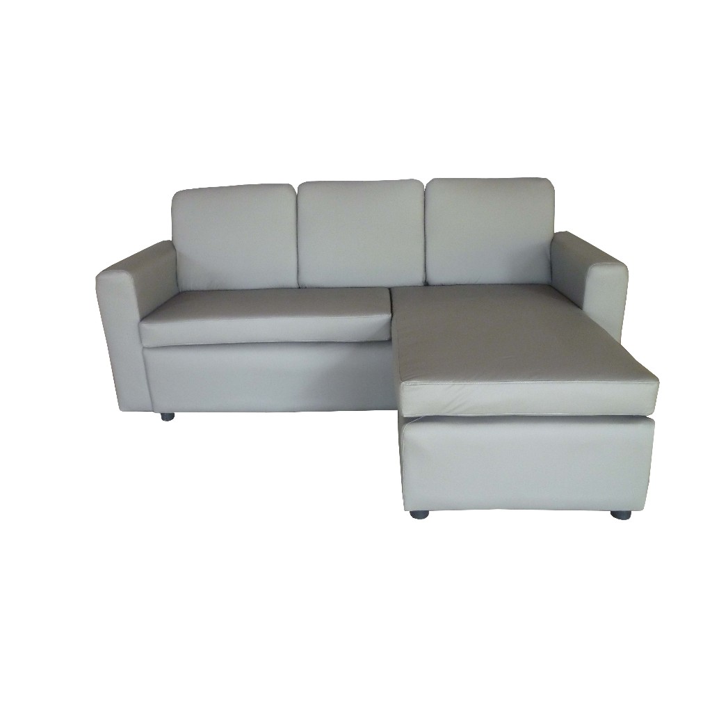 [ จัดส่งพร้อมประกอบ ] HomePro โซฟาเข้ามุม 4 ที่นั่ง  รุ่น RALPHS สีเทา แบรนด์ FURDINI