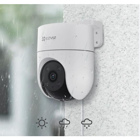 Ezviz รุ่น H8c Pro 5MP Smart Wi-Fi Pan & Til Camera : กล้องวงจรปิดภายนอก รุ่น H8C 5MP