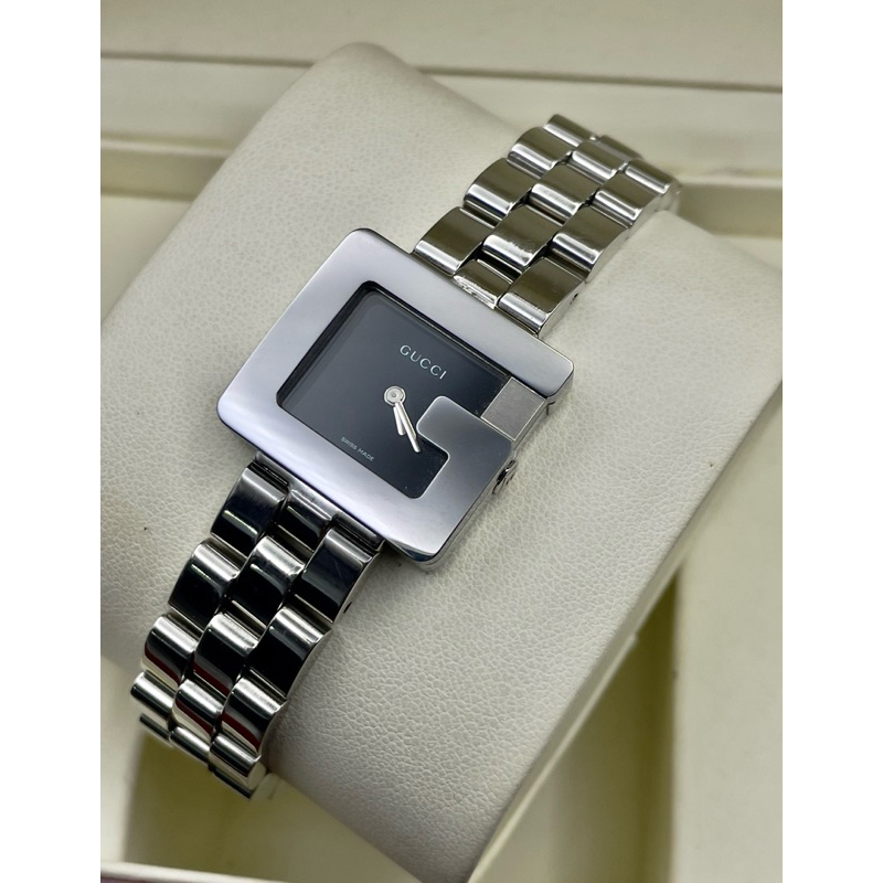 Gucci 3600L Quartz Swiss Ceramic/Steel นาฬิกามือสอง ของเเท้100%