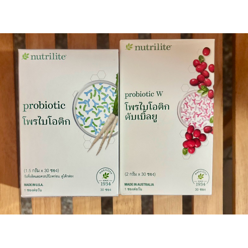 NUTRILITE นิวทริไลท์ โพไบโอติก โพไบโอติกดับเบิ้ลยู-นิวทริไลท์ ไฟเบอร์ พาวเดอร์30 ซอง