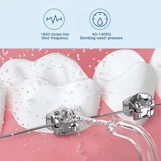 Enpuly M6 plus เครื่องฉีดน้ำทําความสะอาดฟัน Mini Oral Irrigator Water Flosser เครื่องกำจัดสิ่งสกปรกในช่องปาก 140ML IPX8
