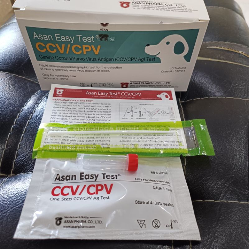 Asan Easy Test CCV/CPV 10 test (พาร์โวสุนัข)